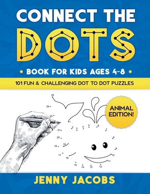 Connect The Dots for Kids Ages 4-8: Animal Edit... [Large Print] B08P3PCBVF Book Cover