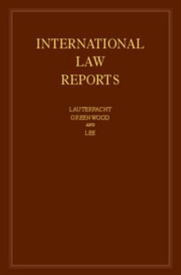 International Law Reports 1107058864 Book Cover