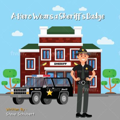Paperback Hero Wears a Sheriff's Badge Book