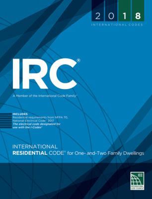 2018 International Residential Code for One- An... 1609837371 Book Cover