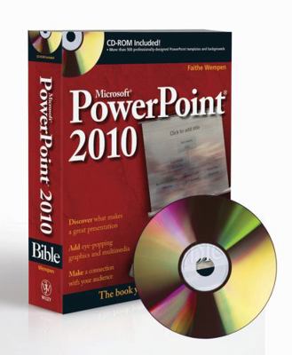 Microsoft PowerPoint 2010 Bible [With CDROM] 0470591862 Book Cover