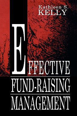 Effective Fund-Raising Management 0805820108 Book Cover