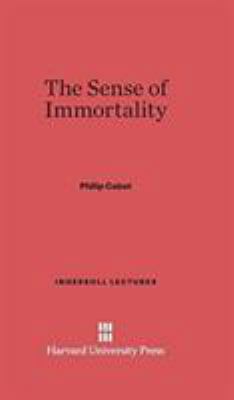 The Sense of Immortality 0674186052 Book Cover