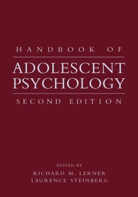 Handbook of Adolescent Psychology 0471209481 Book Cover