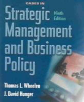 Cases in Strategic Management and Business Policy 0131424068 Book Cover