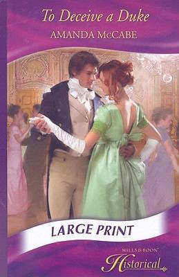 To Deceive a Duke [Large Print] B007YXU0Y2 Book Cover