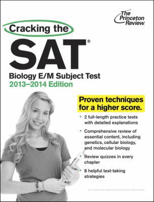 Cracking the SAT Biology E/M Subject Test, 2013... 0307945529 Book Cover