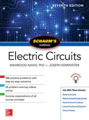 Schaum's Outline of Electric Circuits, Seventh ... 1260011968 Book Cover