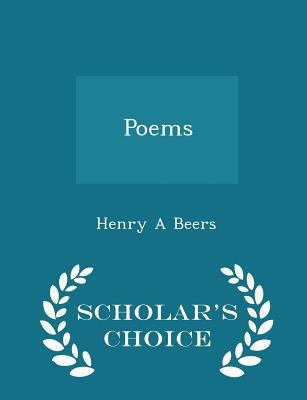 Poems - Scholar's Choice Edition 1298366259 Book Cover