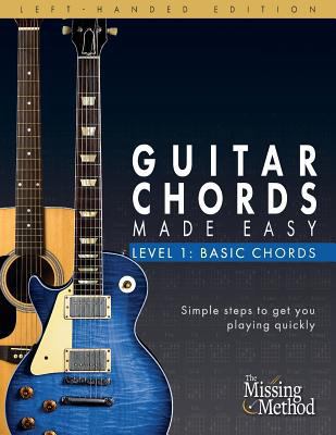 Left-Handed Guitar Chords Made Easy, Level 1: B... 1987730712 Book Cover