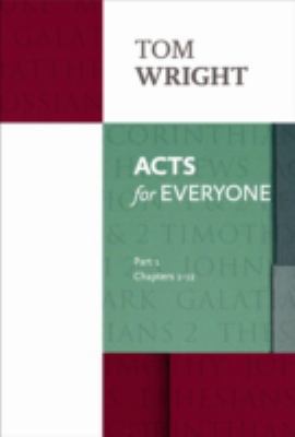 Acts For Everyone Pt 1 0281071845 Book Cover