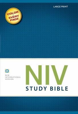 Study Bible-NIV-Large Print [Large Print] 0310437555 Book Cover