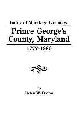 Index PR.George's Co.MD 1777-1886 0806350512 Book Cover