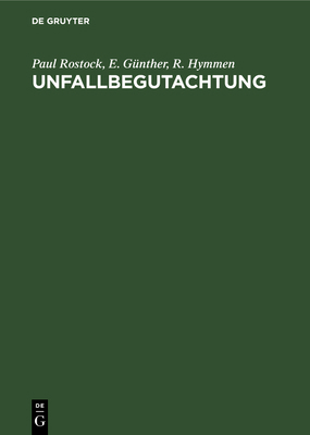 Unfallbegutachtung [German] 3112302419 Book Cover