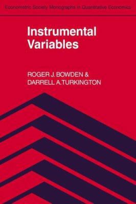 Instrumental Variables 0521262410 Book Cover