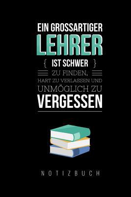 Ein Grossartiger Lehrer Ist Schwer Zu Finden, H... [German] 1080452176 Book Cover