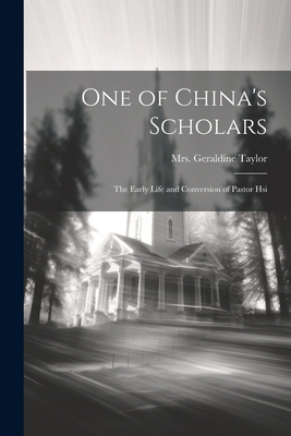 One of China's Scholars: The Early Life and Con... 1022429841 Book Cover