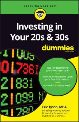 Investing in Your 20s and 30s For Dummies 1119293413 Book Cover