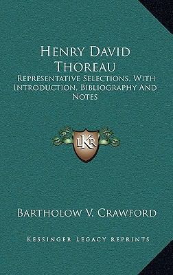 Henry David Thoreau: Representative Selections,... 1164512196 Book Cover