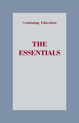Continuing Education: The Essentials 1577220366 Book Cover