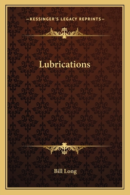 Lubrications 116274989X Book Cover