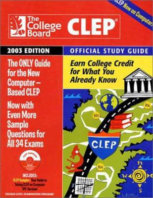 CLEP Official Study Guide, 2003 Edition: All-Ne... 0874476887 Book Cover