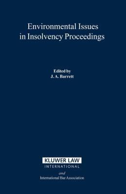 Environmental Issues In Insolvency Proceedings 9041107223 Book Cover