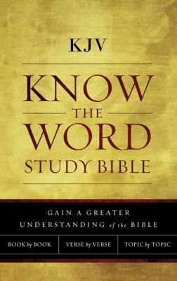 KJV, Know the Word Study Bible, Paperback, Red ... 0718091590 Book Cover