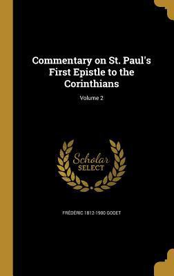 Commentary on St. Paul's First Epistle to the C... 1361620145 Book Cover
