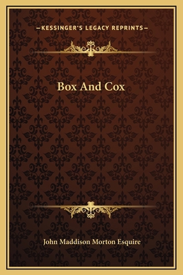 Box And Cox 1169193560 Book Cover