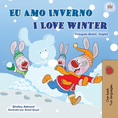 I Love Winter (Portuguese English Bilingual Boo... [Portuguese] [Large Print] 1525939785 Book Cover