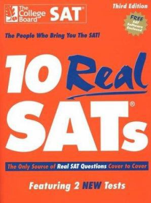 10 Real Sats, 3rd Edition [With CDROM] 0874477050 Book Cover