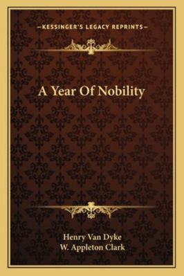 A Year Of Nobility 1162890754 Book Cover