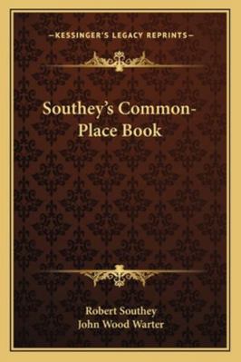 Southey's Common-Place Book 1163311170 Book Cover