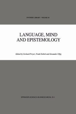 Language, Mind and Epistemology 9401720428 Book Cover
