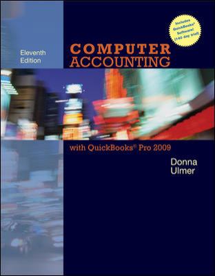 Computer Accounting with QuickBooks Pro 2009 [W... 0077330706 Book Cover
