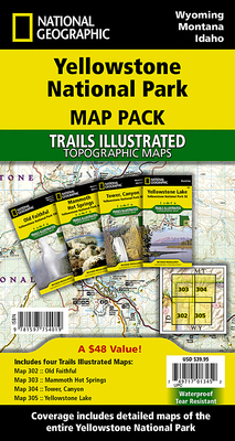 Yellowstone National Park [Map Pack Bundle] 1597754013 Book Cover