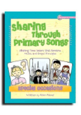 Sharing Through Song Special Occasions 0882908111 Book Cover
