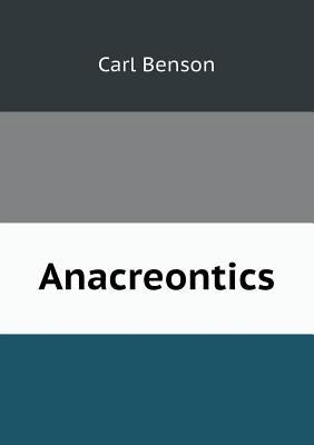 Anacreontics 5518650914 Book Cover