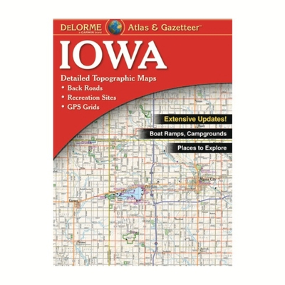 Delorme Atlas & Gazetteer: Iowa 1946494003 Book Cover
