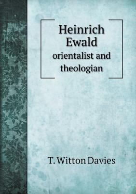 Heinrich Ewald orientalist and theologian 5518565275 Book Cover