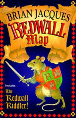 Redwall Map: Includes the Redwall Riddler! 0399232486 Book Cover