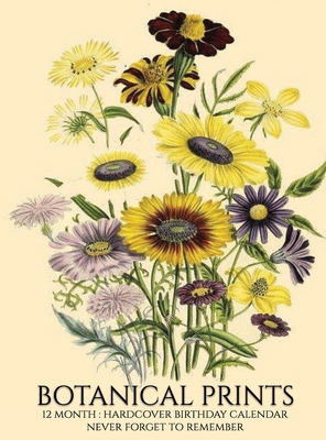 Birthday Calendar: Botanical Prints Hardcover M... 1951373294 Book Cover