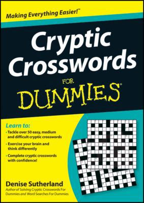 Cryptic Crosswords for Dummies 1118305213 Book Cover