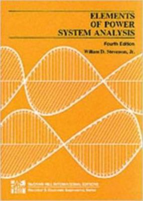 Elements of Power System Analysis 0070665842 Book Cover