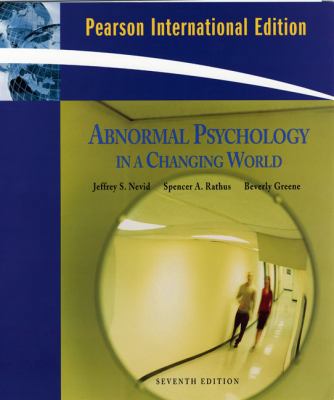 Abnormal Psychology in a Changing World 0136062105 Book Cover