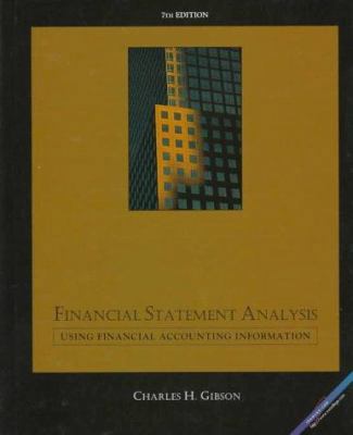 Financial Statement Analysis 0538866896 Book Cover