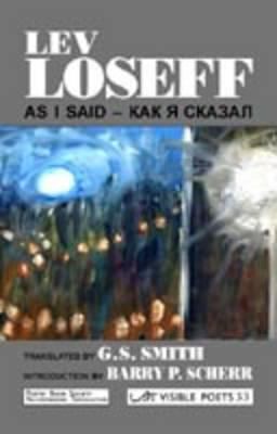 As I Said: Selected Poems 1904614833 Book Cover