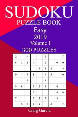 300 Easy Sudoku Puzzle Book 2019 172600578X Book Cover