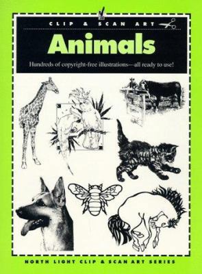 Animals (North Light Clip Art) 0891345000 Book Cover